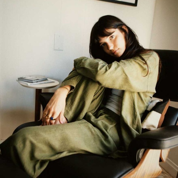 Brixton Vintage Linen Blend Wide Leg Pant - Picture 3 of 6